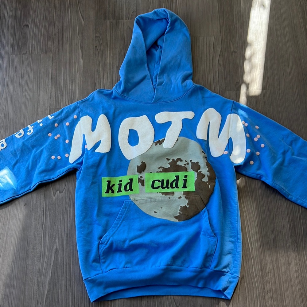 Kid Cudi CPFM For MOTM III Life Goes By Hoodie in Light Blue. Brand New.